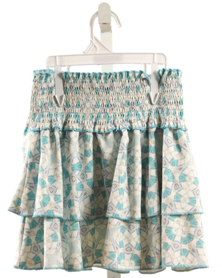 PLEAT.  AQUA    SKIRT