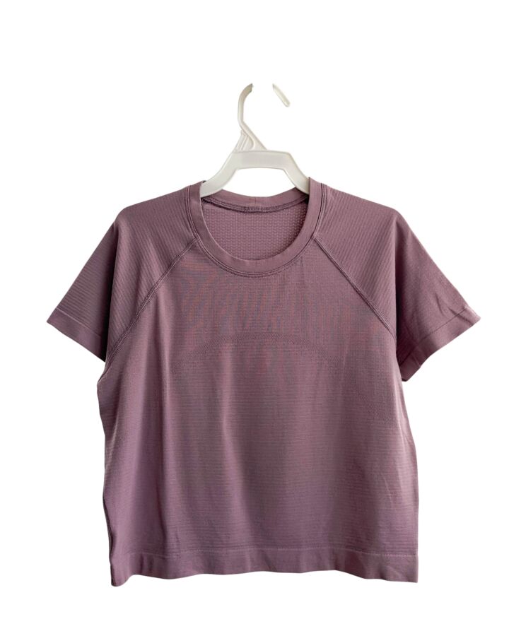 LULULEMON  PURPLE    KNIT SS SHIRT