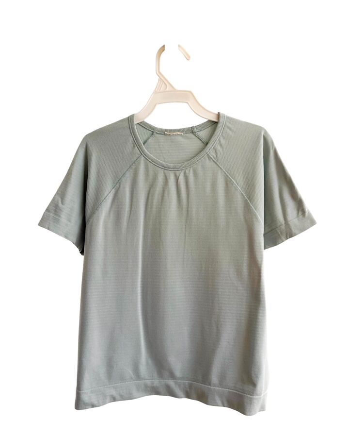 ATHLETA GIRL  LT BLUE    KNIT SS SHIRT