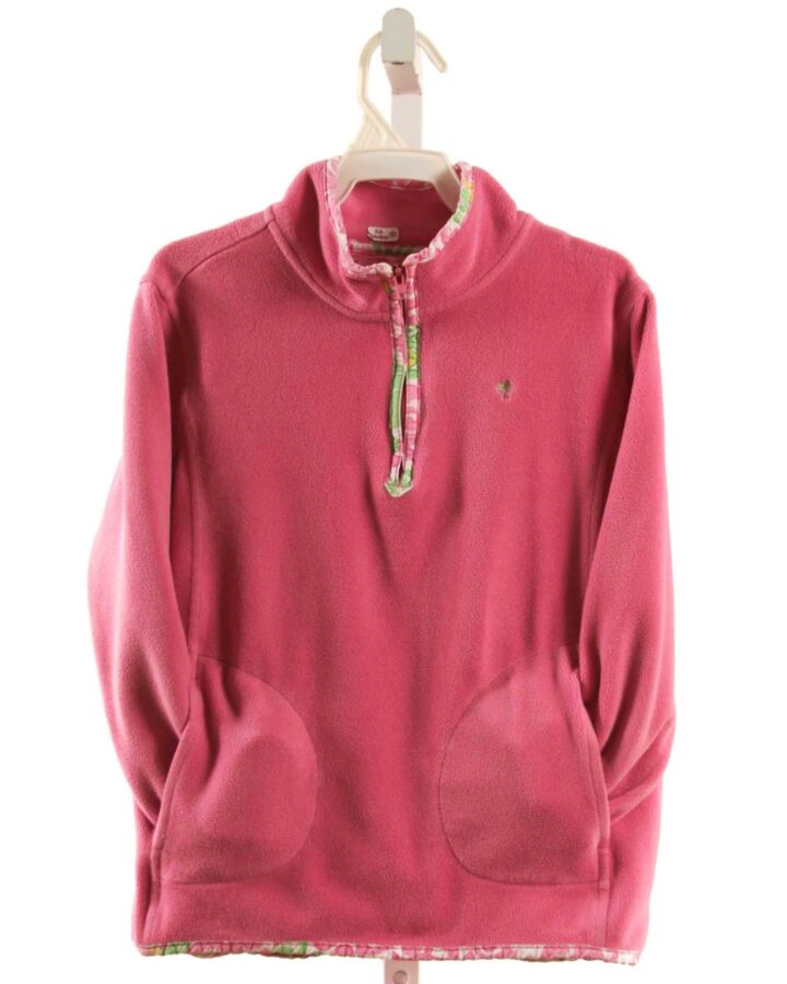 LILLY PULITZER  PINK FLEECE   PULLOVER