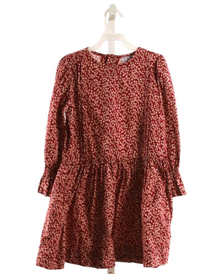 BUSY BEES  RED  FLORAL  DRESS