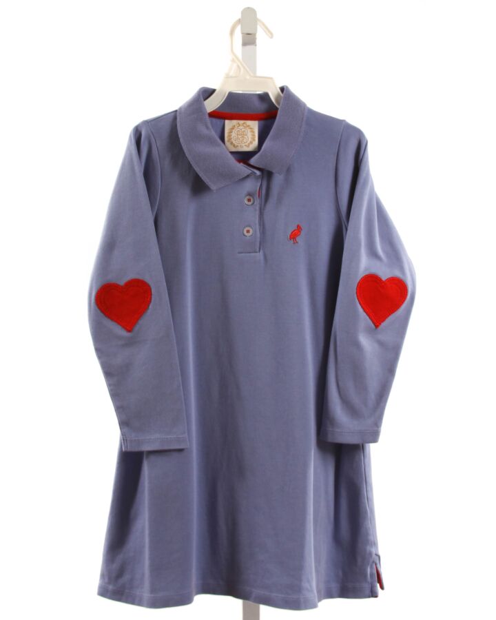 THE BEAUFORT BONNET COMPANY  BLUE   APPLIQUED KNIT DRESS