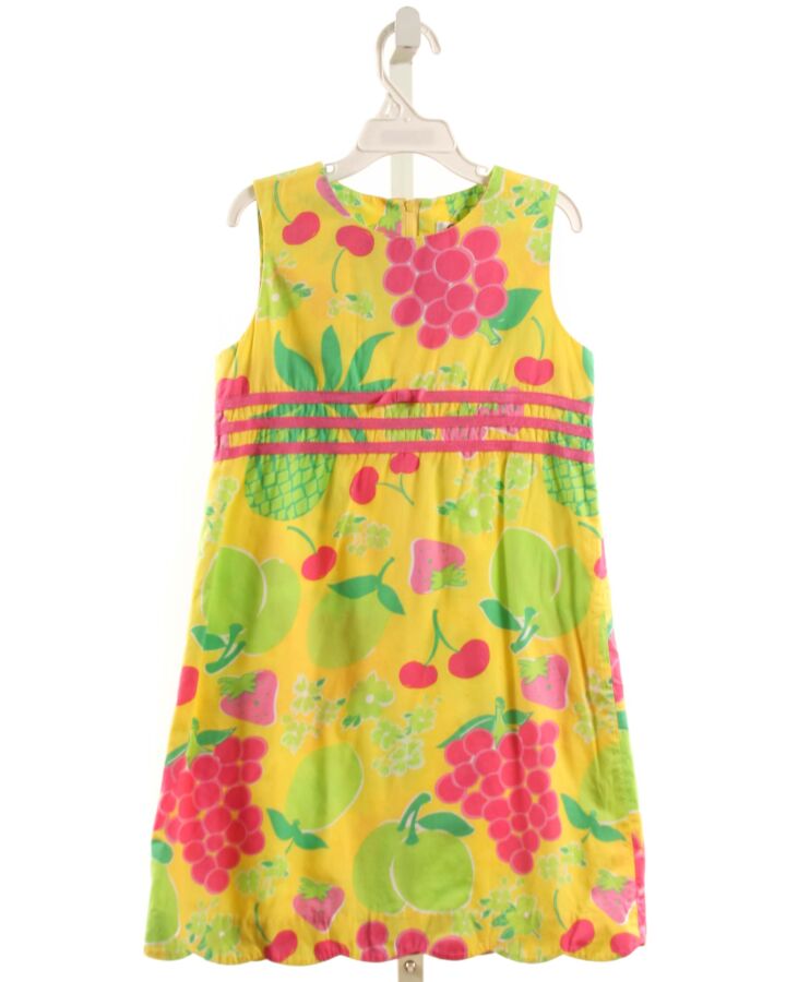 LILLY PULITZER  YELLOW  PRINT  DRESS