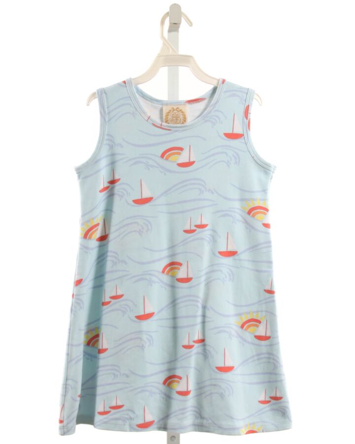 THE BEAUFORT BONNET COMPANY  LT BLUE    KNIT DRESS