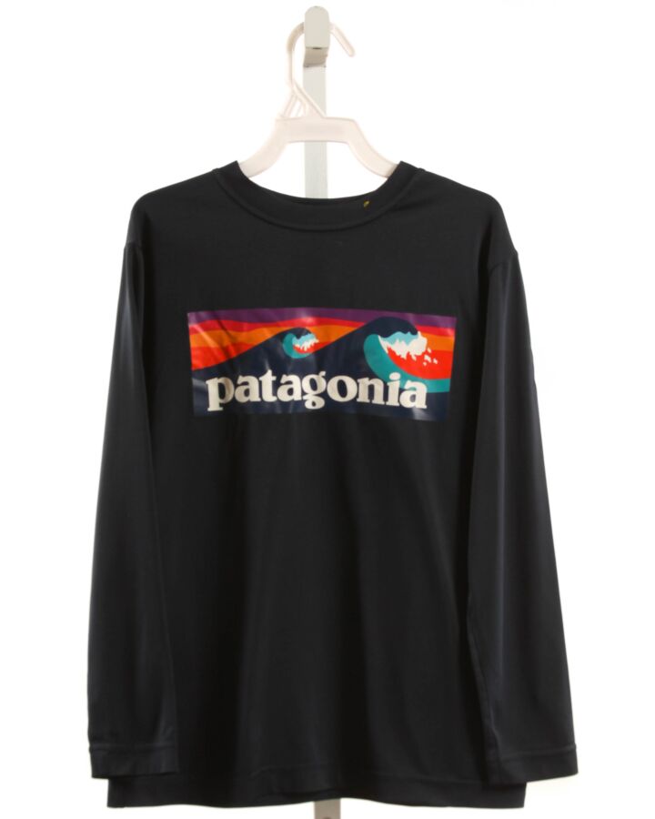 PATAGONIA  NAVY  PRINT  T-SHIRT