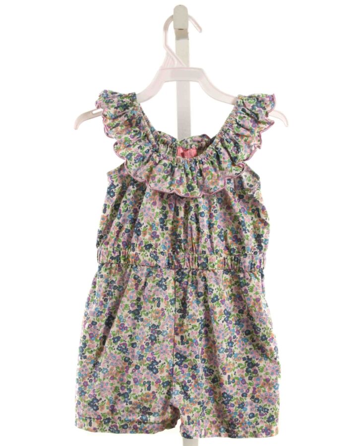 BISBY BY LITTLE ENGLISH  PURPLE  FLORAL  ROMPER