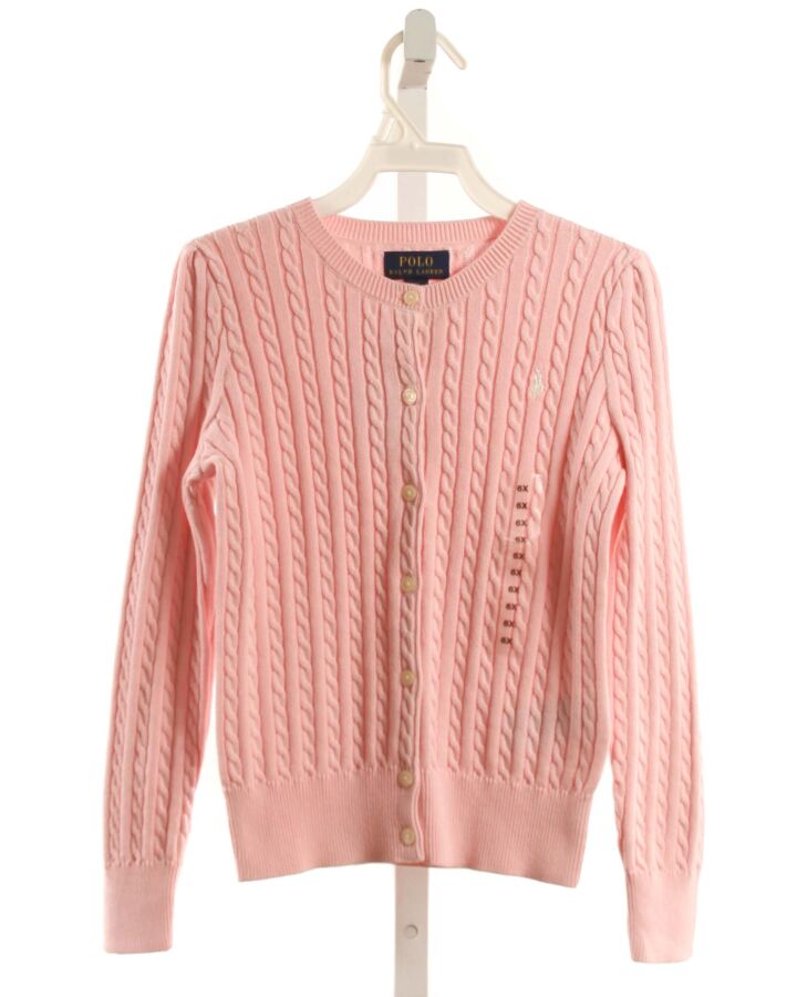 POLO BY RALPH LAUREN  PINK    CARDIGAN