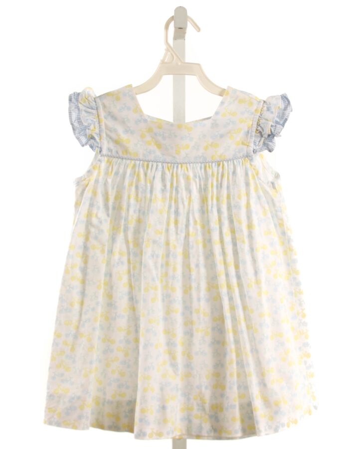 NO TAG  YELLOW  PRINT  DRESS