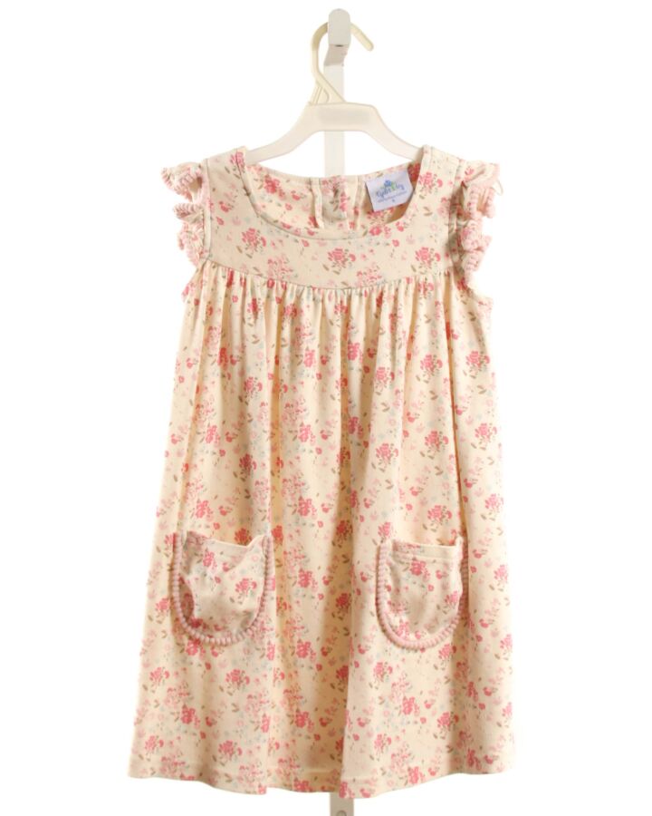 EYELET & IVY  PINK  FLORAL  KNIT DRESS