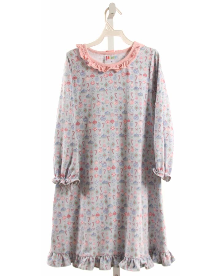 JELLYBEANS  LT BLUE  PRINT  KNIT DRESS