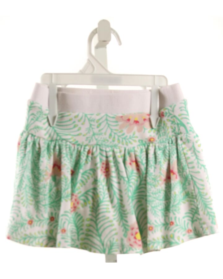 EYELET & IVY  GREEN  FLORAL  SKORT