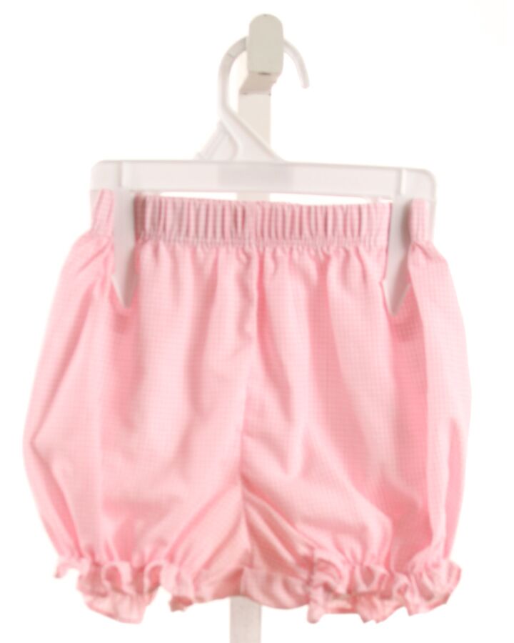 NO TAG  PINK  GINGHAM  BLOOMERS