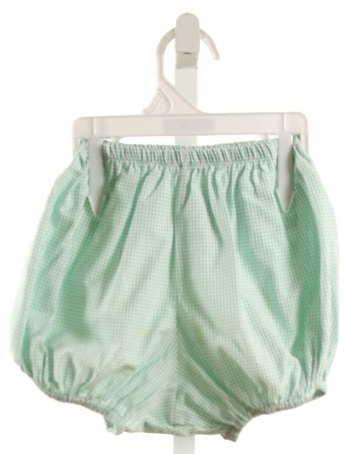 ALICE KATHLEEN  MINT  GINGHAM  BLOOMERS