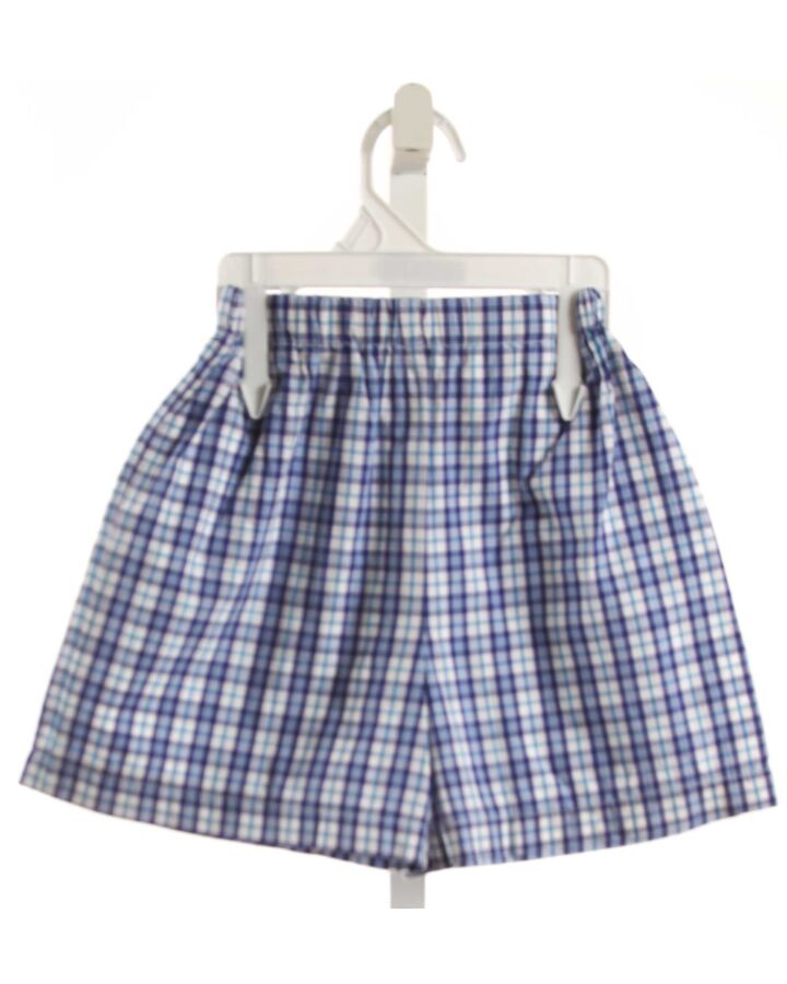 NO TAG  BLUE  PLAID  SHORTS