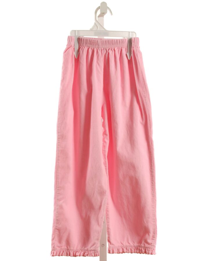 LUIGI  PINK CORDUROY   PANTS WITH RUFFLE