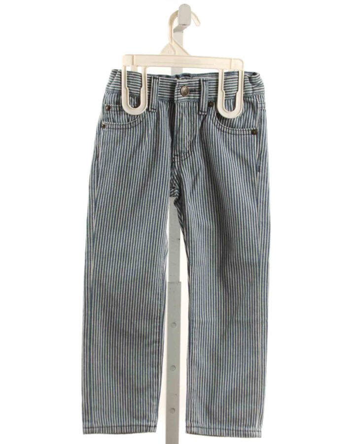 CREWCUTS  BLUE  STRIPED  JEANS