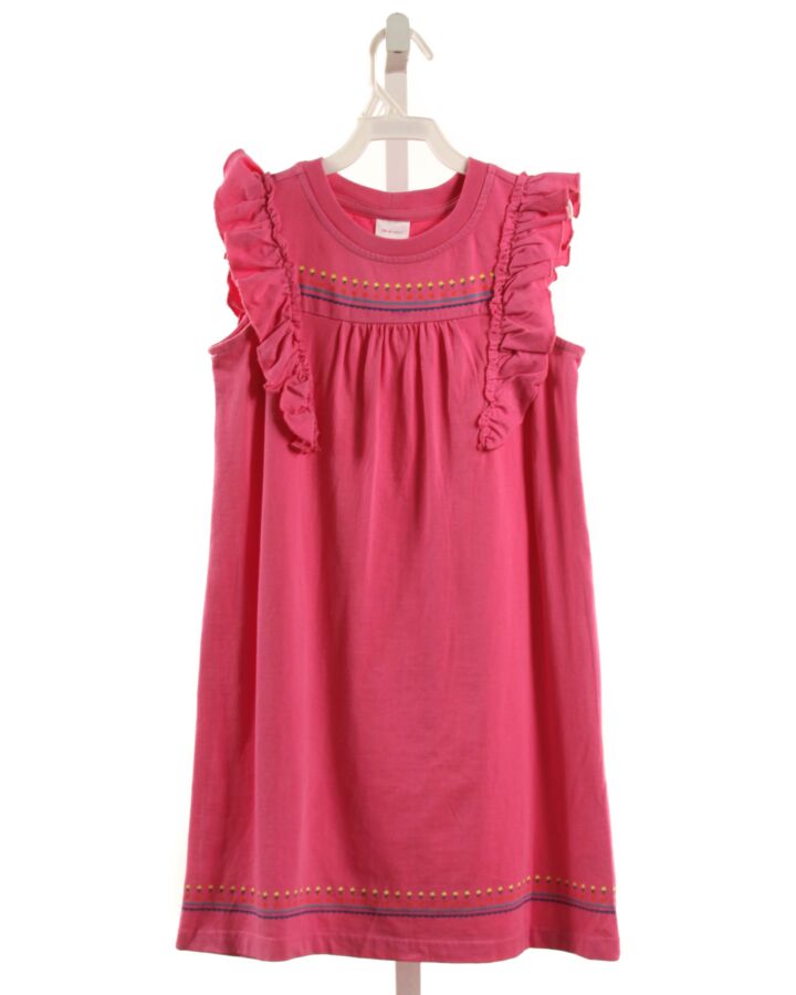 HANNA ANDERSSON  HOT PINK    KNIT DRESS WITH RUFFLE