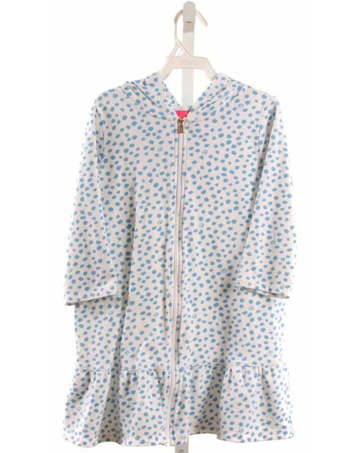 LILLY PULITZER  BLUE  POLKA DOT  COVER UP