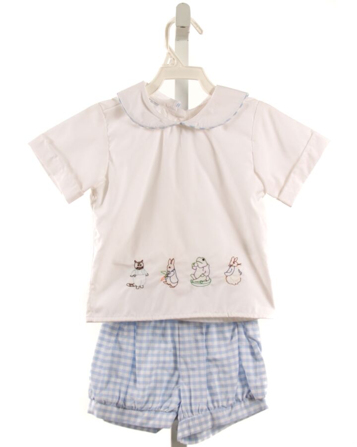 BENOIT & MATISSE  WHITE   EMBROIDERED 2-PIECE OUTFIT