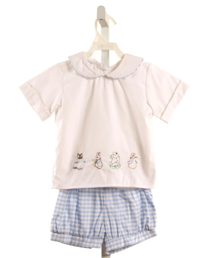 BENOIT & MATISSE  WHITE   EMBROIDERED 2-PIECE OUTFIT