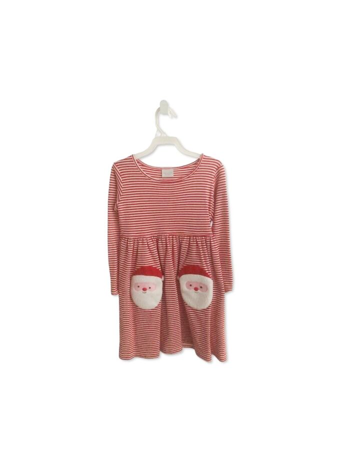 SQUIGGLES  RED  STRIPED  KNIT DRESS