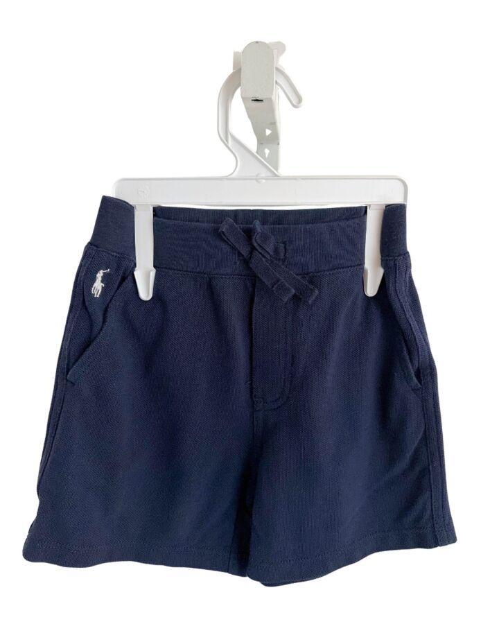 RALPH LAUREN  BLUE PIQUE   SHORTS