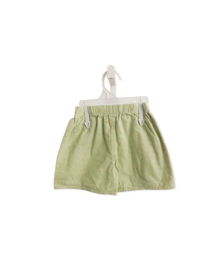 NO TAG  GREEN  GINGHAM  SHORTS