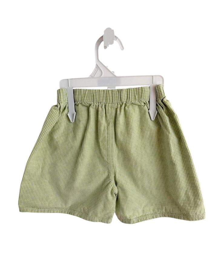 NO TAG  GREEN  GINGHAM  SHORTS