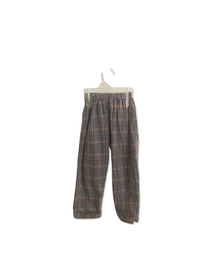 RED BEANS  BROWN  PLAID  PANTS