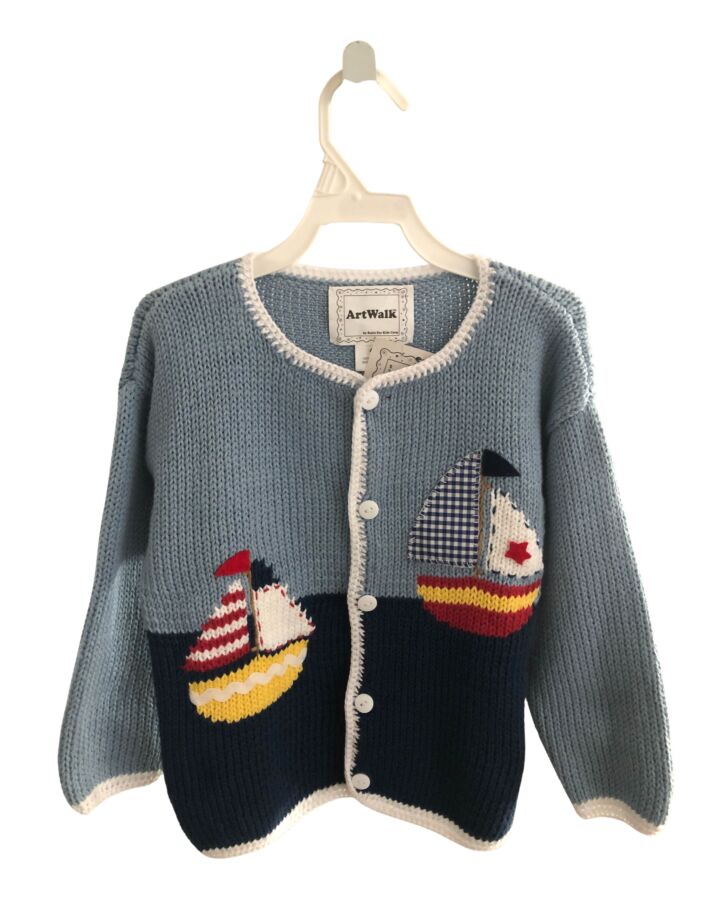 ARTWALK  BLUE    CARDIGAN