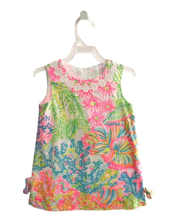 LILLY PULITZER  HOT PINK  FLORAL  DRESS