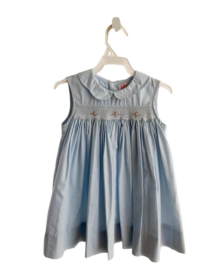 ORIENT EXPRESSED  LT BLUE   SMOCKED DRESS