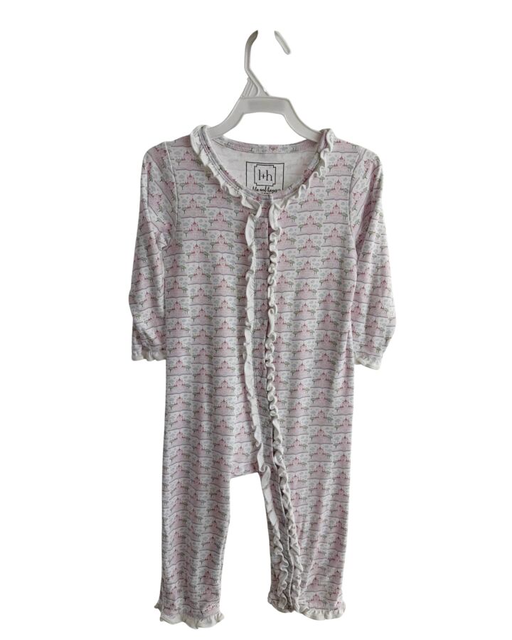LILA + HAYES  LT PINK    LOUNGEWEAR WITH RUFFLE