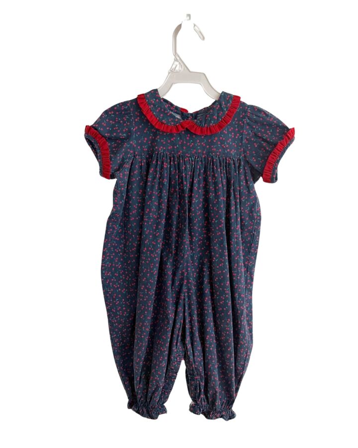JAMES & LOTTIE  NAVY    ROMPER WITH RUFFLE
