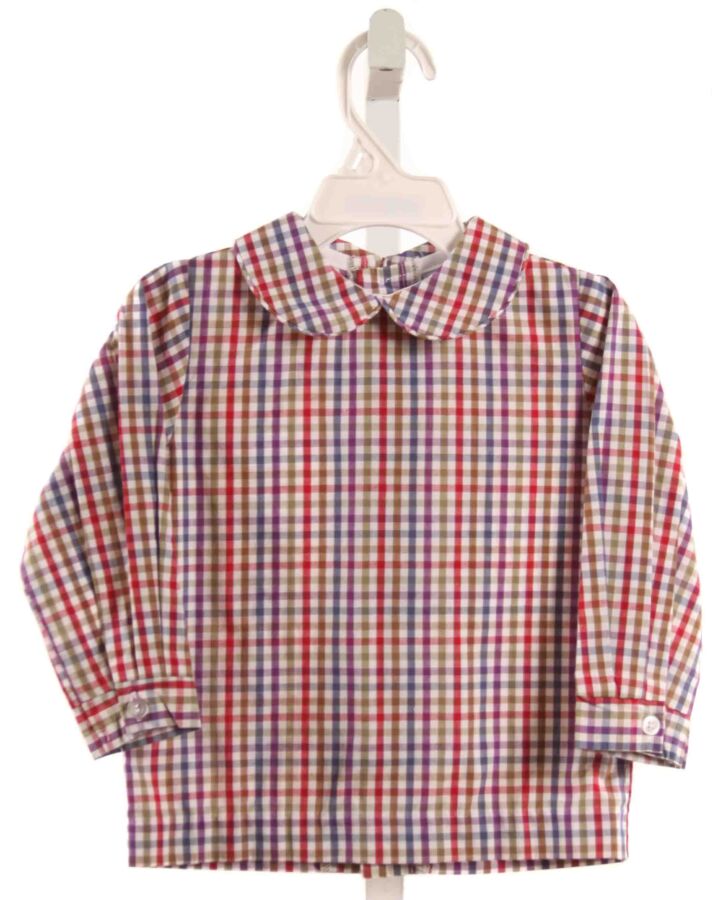 BAILEY BOYS  MULTI-COLOR  GINGHAM  SHIRT-LS