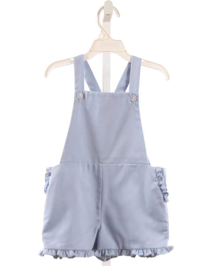 LITTLE ENGLISH  LT BLUE    ROMPER WITH RUFFLE