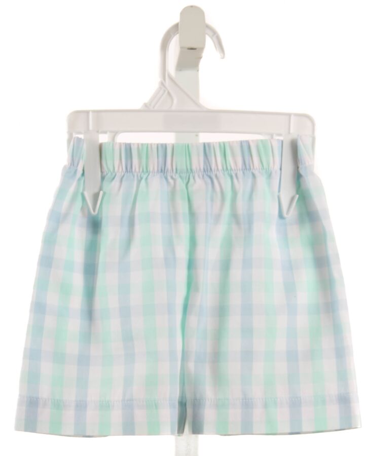 LULLABY SET  LT BLUE  WINDOWPANE  SHORTS