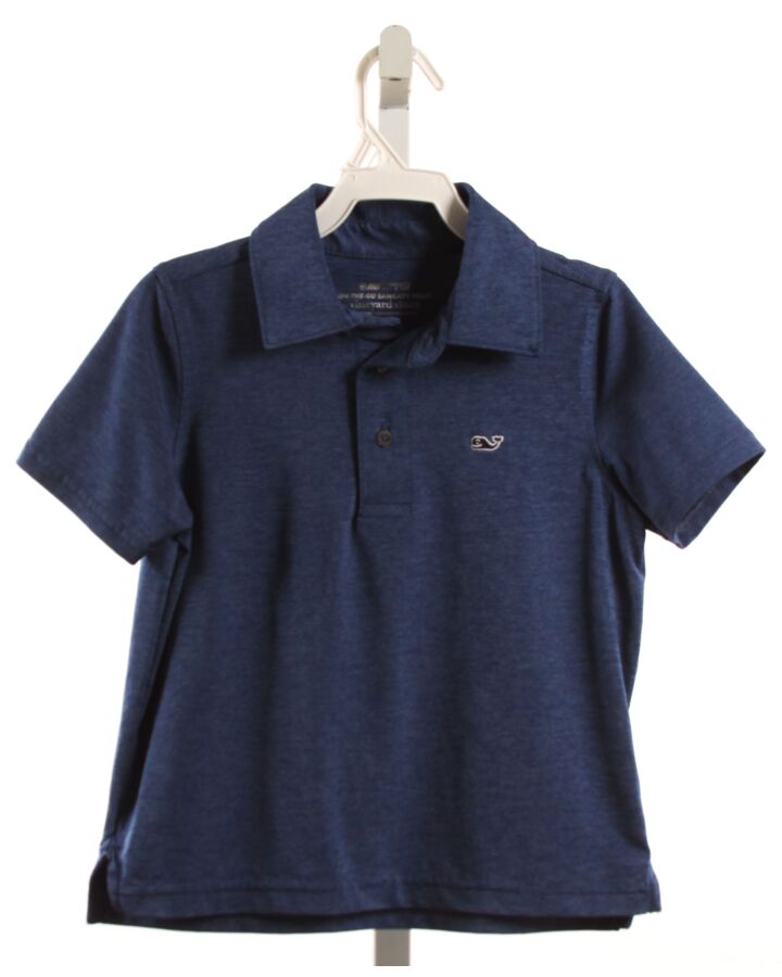 VINEYARD VINES  NAVY    KNIT SS SHIRT