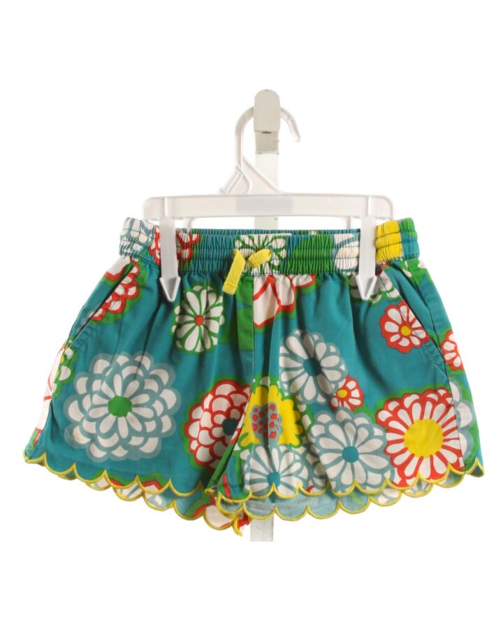 MINI BODEN  BLUE  FLORAL  SHORTS