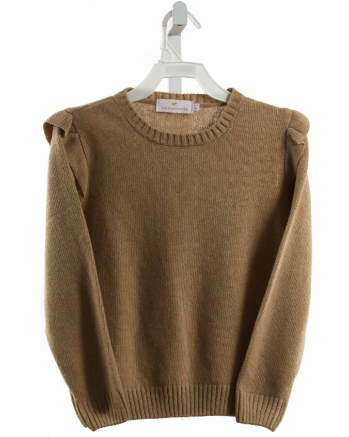 SAL & PIMENTA  BROWN WOOL   SWEATER