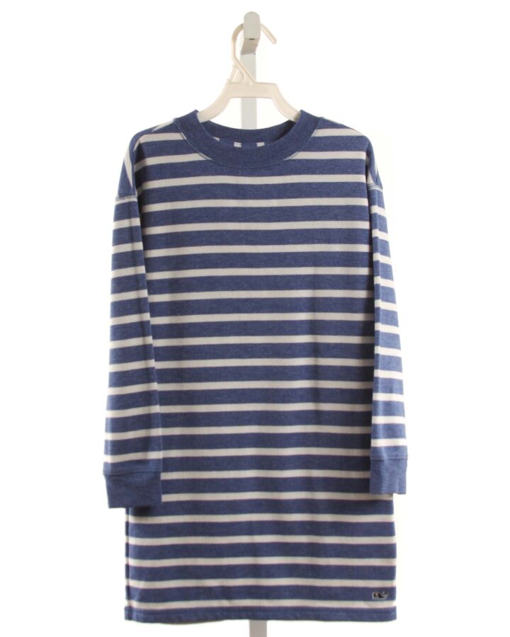 VINEYARD VINES  BLUE  STRIPED  KNIT DRESS