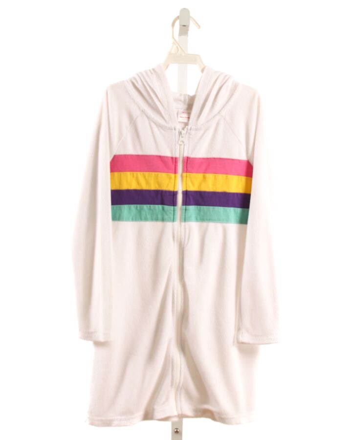 HANNA ANDERSSON  WHITE TERRY CLOTH STRIPED  COVER UP