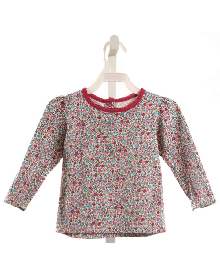 JOJO MAMAN BEBE  PURPLE  FLORAL  KNIT LS SHIRT
