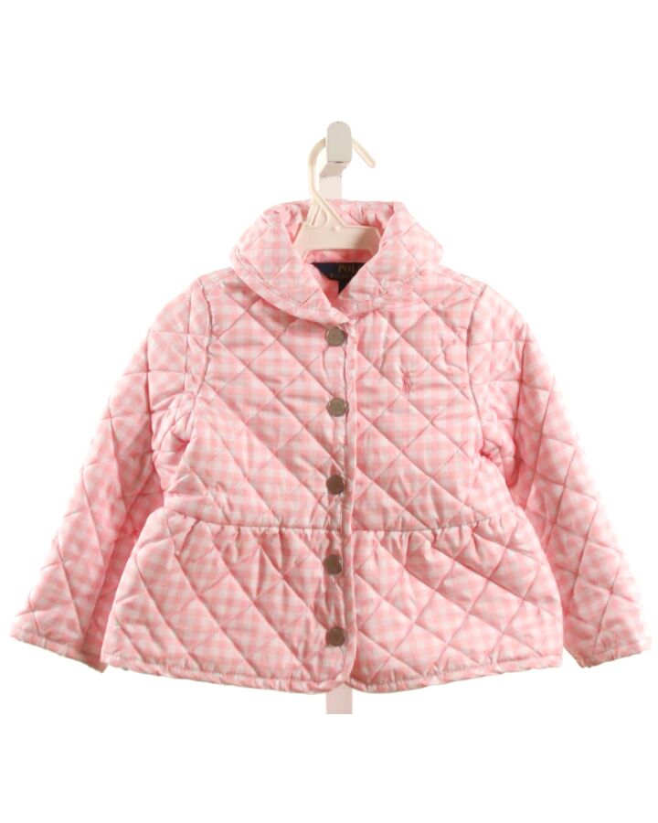 POLO BY RALPH LAUREN  PINK  GINGHAM  OUTERWEAR