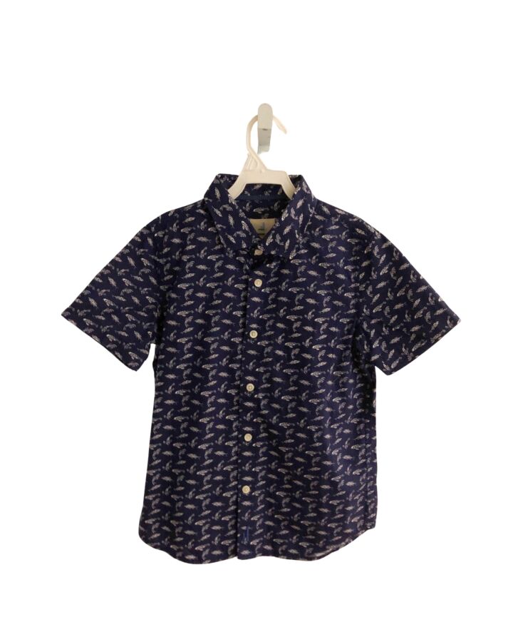 JOHNNIE-O  NAVY    DRESS SHIRT