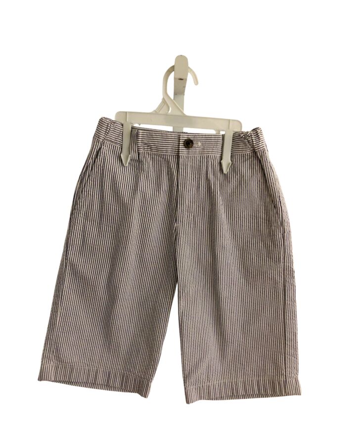 BROOKS BROTHERS  NAVY SEERSUCKER STRIPED  SHORTS