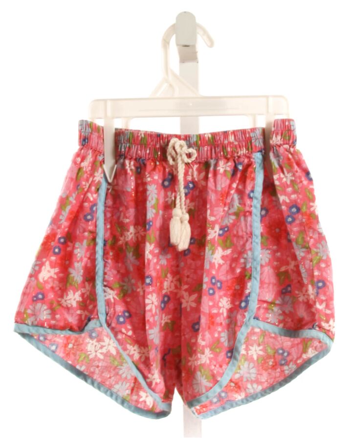 PINK CHICKEN  HOT PINK  FLORAL  SHORTS