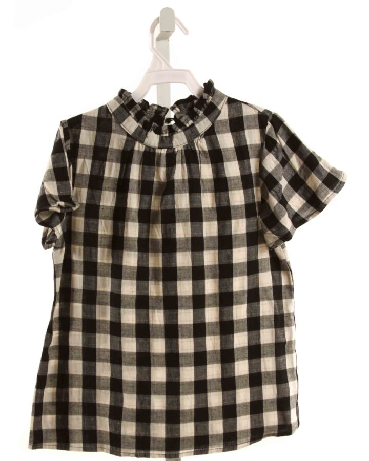 HAYDEN GIRLS  BLUE  PLAID  DRESS SHIRT