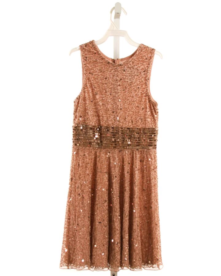 ASHLEYLAUREN  GOLD   SEQUINED PARTY DRESS