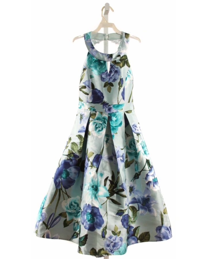 SPEECHLESS KIDS  BLUE  FLORAL  PARTY DRESS